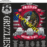 Platoon Items (2nd generation print) ALPHA 1st 31st GRIZZLIES 1st PLATOON DEC 2023