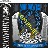 Platoon Items (2nd generation print) ALPHA 1st 79th MADDAWGS 3rd PLATOON OCT 2023