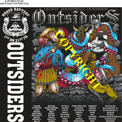 Platoon Items (2nd generation print) BRAVO 1st 31st OUTSIDERS 3rd PLATOON APR 2024
