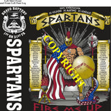 Platoon Items (2nd generation print) BRAVO 1st 31st SPARTANS 1st PLATOON APR 2024