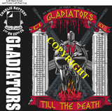Platoon Items (direct-to-garment print) CHARLIE 1st 22nd GLADIATORS 4th PLATOON MAR 2025 GRADUATED 3-14-2025