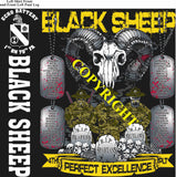 Platoon Items (direct-to-garment print) ECHO 1st 79th BLACK SHEEP 4th PLATOON MAR 2025 GRADUATED 3-14-2025