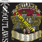 Platoon Items (2nd generation print) ECHO 1st 79th OUTLAWS 1st Platoon SEPT 2023