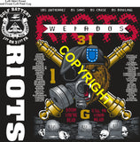 Platoon Items (direct-to-garment print) GOLF 1st 31st RIOTS 1st PLATOON OCT 2025 GRADUATED 10-24-2025