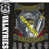 Platoon Items (direct-to-garment print) GOLF 1st 31st VALKYRIES 3rd PLATOON OCT 2025 GRADUATED 10-24-2025