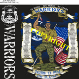 Platoon Shirts (2nd generation print) ALPHA 1st 31st WARRIORS APR 2020