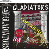 Platoon Shirts (2nd generation print) ALPHA 1st 40th GLADIATORS APR 2021