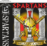 Platoon Items (2nd generation print) ALPHA 1st 40th SPARTANS APR 2022