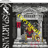 Platoon Shirts (2nd generation print) ALPHA 1st 79th SPARTANS JULY 2021