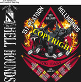 Platoon Shirts (2nd generation print) ALPHA 1st 19th HELL HOUNDS JULY 2019