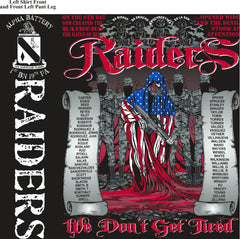 Platoon Shirts (2nd generation print) ALPHA 1ST 19TH RAIDERS DEC 2017