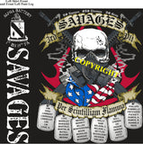 Platoon Shirts (2nd generation print) ALPHA 1st 19th SAVAGES JAN 2019