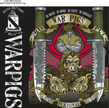 Platoon Shirts (2nd generation print) ALPHA 1ST 19TH WARPIGS SEPT 2017