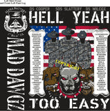 Platoon Shirts (2nd generation print) ALPHA 1st 31st MAD DAWGZ DEC 2018