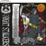 Platoon Shirts (2nd generation print) ALPHA 1st 31st NIGHT STALKERS APR 2019