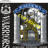 Platoon Shirts (2nd generation print) ALPHA 1st 31st WARRIORS OCT 2019