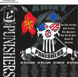 PLATOON SHIRTS (2nd generation print) ALPHA 1st 40th PUNISHERS DEC 2016