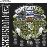 PLATOON SHIRTS (2nd generation print) ALPHA 1st 40th PUNISHERS JUNE 2016