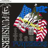 Platoon Shirts (2nd generation print) ALPHA 1st 40th PUNISHERS MAY 2019