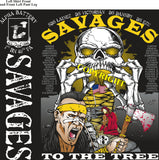 Platoon Shirts (2nd generation print) ALPHA 1st 40th SAVAGES FEB 2019