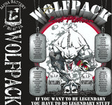 Platoon Shirts (2nd generation print) ALPHA 1ST 40TH WOLFPACK FEB 2018