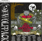 Platoon Shirts (2nd generation print) ALPHA 1st 40th WOLFPACK FEB 2019