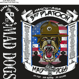 Platoon Shirts (2nd generation print) ALPHA 1st 79th MAD DOGS SEPT 2018
