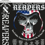 Platoon Shirts (2nd generation print) ALPHA 1st 79th REAPERS JUNE 2018
