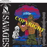 Platoon Shirts (2nd generation print) BRAVO 1st 19th SAVAGES JULY 2020