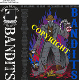 Platoon Items (2nd generation print) BRAVO 1st 22nd BANDITS 4th PLATOON APR 2023