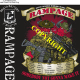 Platoon Items (2nd generation print) BRAVO 1st 40th RAMPAGE MAY 2022