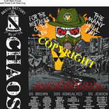 Platoon Shirts (2nd generation print) BRAVO 1st 19th CHAOS JULY 2019