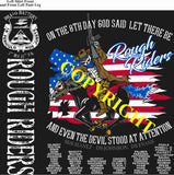 Platoon Shirts (2nd generation print) BRAVO 1st 31st ROUGH RIDERS AUG 2019