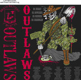 PLATOON SHIRTS (2nd generation print) BRAVO 1st 40th OUTLAWS  APR 2016