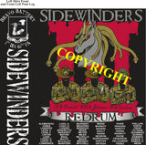 Platoon Shirts (2nd generation print) BRAVO 1st 40th SIDEWINDERS NOV 2019