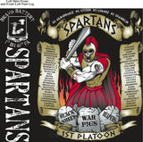 PLATOON SHIRTS (2nd generation print) BRAVO 1st 40th SPARTANS APR 2017