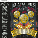 PLATOON SHIRTS (2nd generation print) BRAVO 1st 79th GLADIATORS AUG 2016