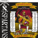 Platoon Shirts (2nd generation print) BRAVO 1ST 79TH SPARTANS APR 2019