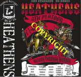 Platoon Items (2nd generation print) CHARLIE 1st 40th HEATHENS JUNE 2022