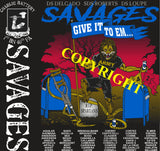 Platoon Shirts (2nd generation print) CHARLIE 1st 40th SAVAGES MAY 2020