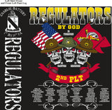 PLATOON SHIRTS (2nd generation print) CHARLIE 1st 19th REGULATORS JUNE 2017