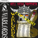 Platoon Shirts (2nd generation print) CHARLIE 1st 19th WARLORDS NOV 2019