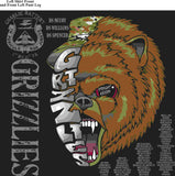 PLATOON SHIRTS (2nd generation print) CHARLIE 1st 31st GRIZZLIES APR 2016