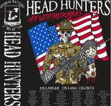 PLATOON SHIRTS (2nd generation print) CHARLIE 1st 40th HEAD HUNTERS NOV 2016
