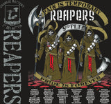 PLATOON SHIRTS (2nd generation print) CHARLIE 1st 40th REAPERS AUG 2016