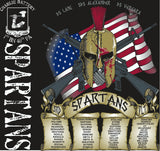 Platoon Shirts (2nd generation print) CHARLIE 1st 40th SPARTANS JUNE 2018
