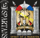 Platoon Shirts (2nd generation print) CHARLIE 1st 40th SPARTANS OCT 2019