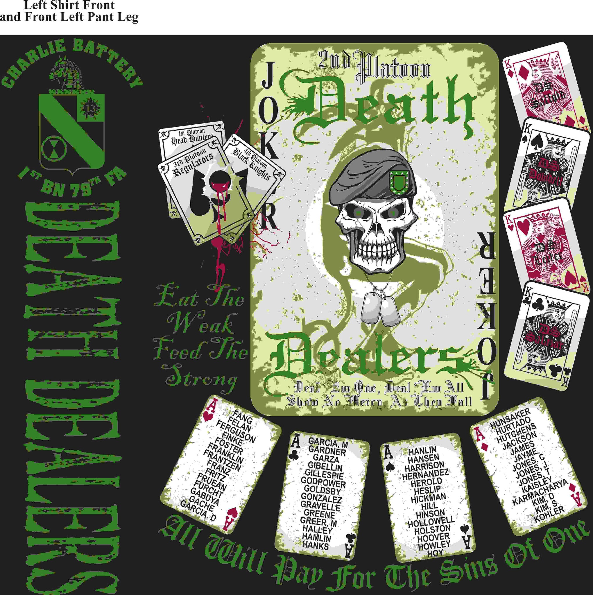 PLATOON SHIRTS (digital) CHARLIE 1st 79th DEATH DEALERS JAN 2016