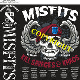 Platoon Shirts (2nd generation print) CHARLIE 1st 79th MISFITS MAY 2019