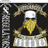 PLATOON SHIRTS (2nd generation print) CHARLIE 1st 79th REGULATORS JULY 2017